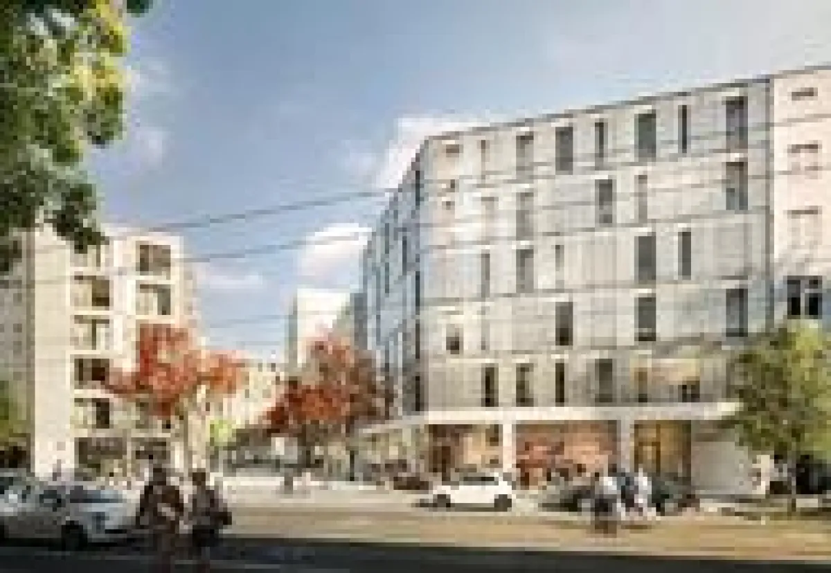 Visualisierung des Neubau-Ensembles