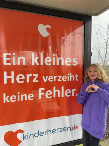 Bundesweite Aufklärungskampagne für herzkranke Kinder Bild: Bundesweite Aufklärungskampagne für herzkranke Kinder