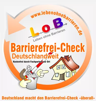 Bild: Der Barrierefrei-Check von Leben ohne Barrieren für barrierefreies Bauen und Wohnen.