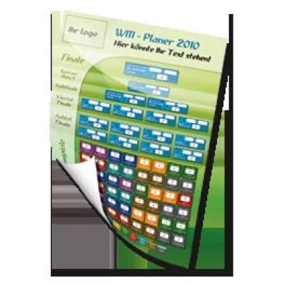 Bild: Plakate-Bestellen.de bietet WM-Planer 2010 als XXL Poster für Deutschland