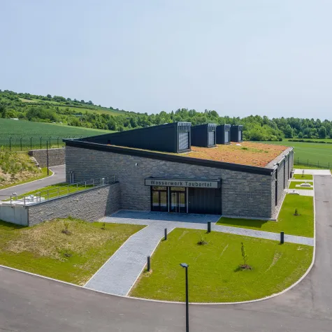 Bild: Neubau Wasserwerk Taubertal