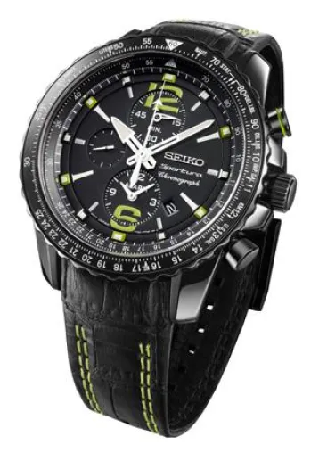 Die neuen Seiko Sportura Alarm-Fliegerchronographen sind Ausdruck präziser Zeitmessung Bild: Die neuen Seiko Sportura Alarm-Fliegerchronographen sind Ausdruck präziser Zeitmessung