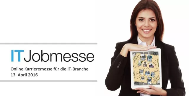 Virtuelle IT-Jobmesse 2016 – Erfolgreich online Karriere machen Bild: Virtuelle IT-Jobmesse 2016 – Erfolgreich online Karriere machen