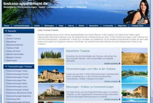 Bild: Virtueller Reiseführer Toskana in neuen Gewand