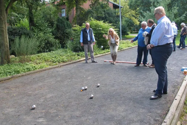 Bild: Fünftes Boule Turnier im CJD Berufsbildungswerk Frechen
