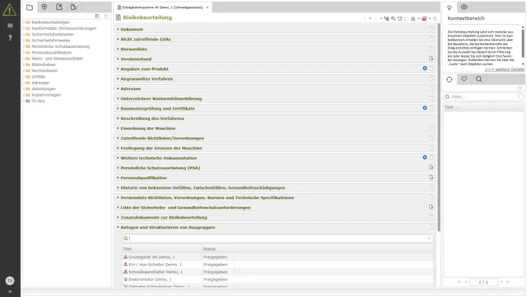 Bild: DOCUFY Machine Safety 2025: Ab sofort MVO-konforme Risikobeurteilungen erstellen