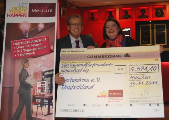 Bild: Mercure Hotels und nestwärme e.V.: Viel mehr als 4.571 Euro