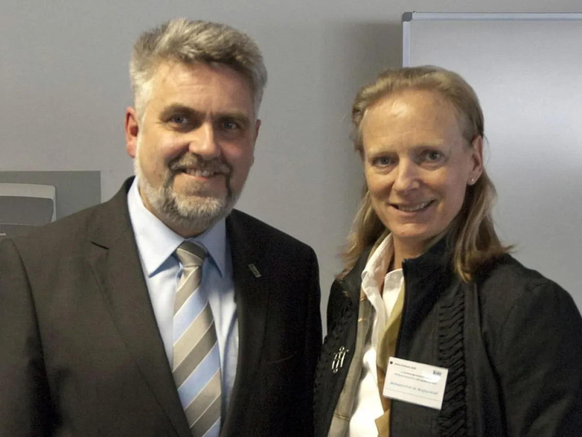 Ministerin Prof. Dr. Birgitta Wolff und Rektor Prof. Dr. Armin Willingmann.