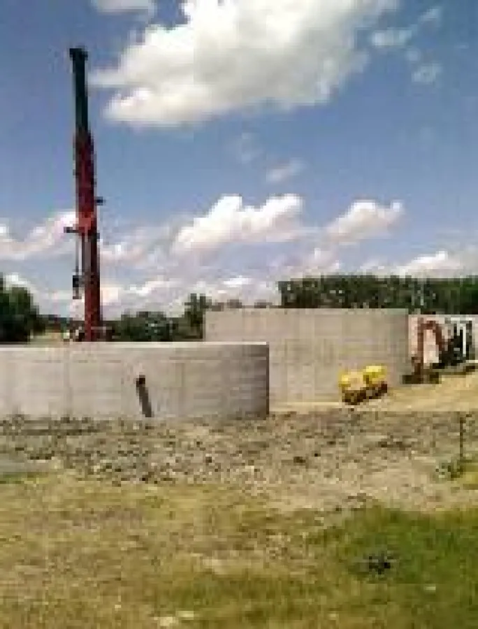 Bauphase SBR Kläranlage Brauerei Graf Arco