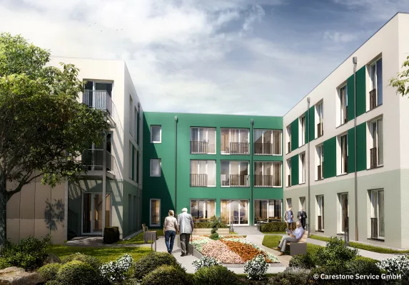 Carestone: Richtfest bei Freiberger Pflegeimmobilie Bild: Carestone: Richtfest bei Freiberger Pflegeimmobilie