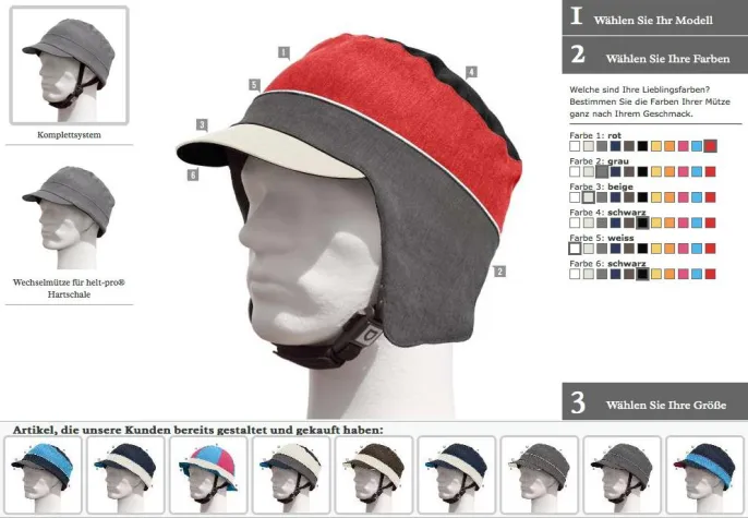 Bild: Jetzt noch individueller: Kopfschutz für Alltag und Freizeit von helt-pro® zum Selbstgestalten