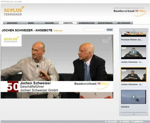 Bild: Neuer TV-Sender für die Generation 50 Plus