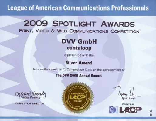 Bild: Cantaloop holt Spotlight Award nach Duisburg