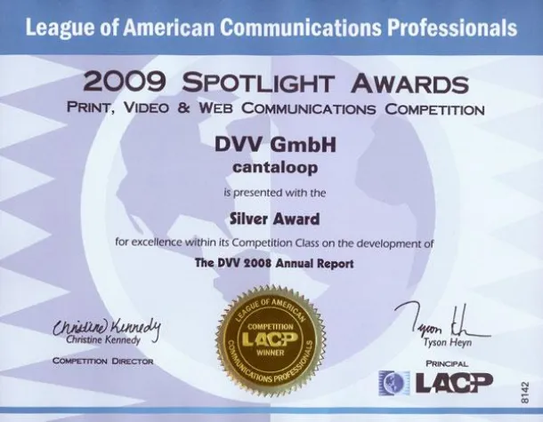 Bild: Cantaloop holt Spotlight Award nach Duisburg