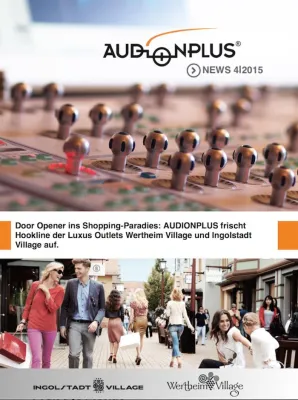 Bild: AUDIONPLUS frischt Hookline der Luxus Outlets Wertheim Village und Ingolstadt Village auf