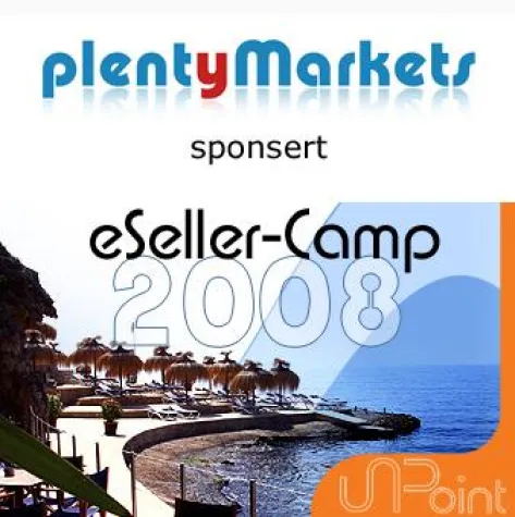 Bild: plentySystems ist offizieller Sponsor des eSeller-Camps 2008