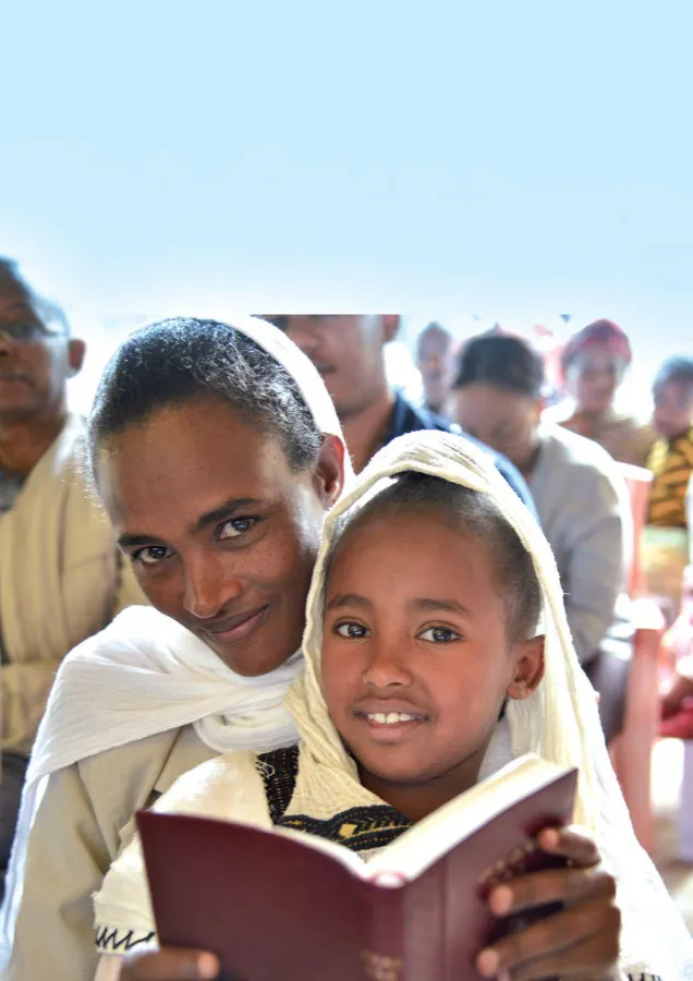 Aleminesh Tagese aus der Stadt Hosaena mit ihrer Tochter Tesfaya / Foto: WBH