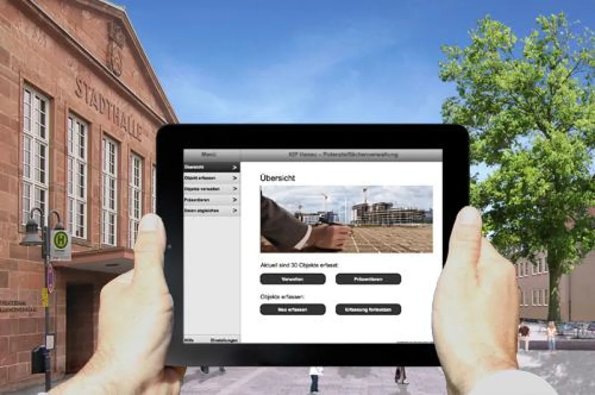 Potenzialflächenerfassung in KIP mit Hilfe des iPads