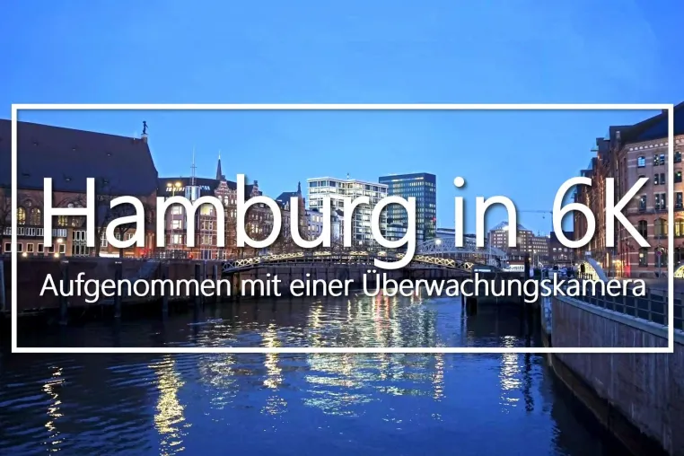 Bild: Hamburg aufgenommen mit einer Überwachungskamera