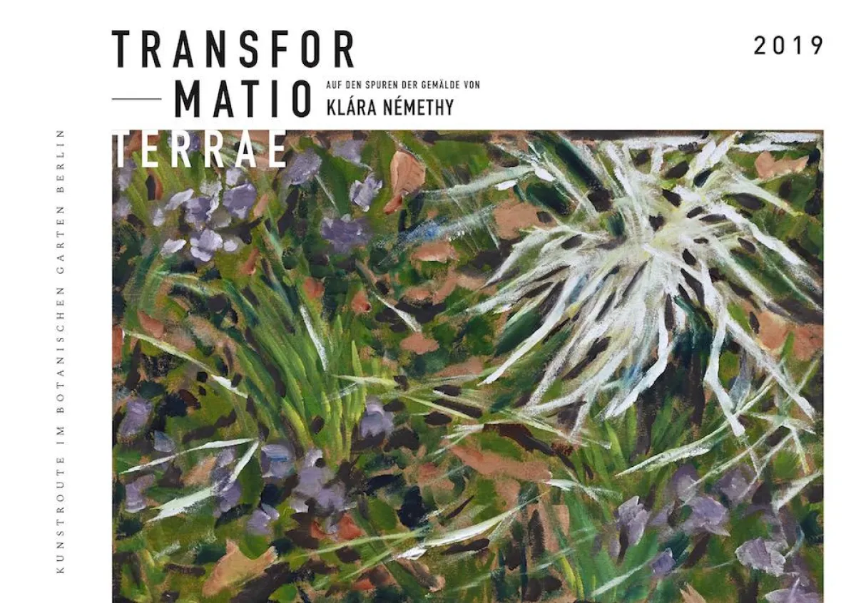 Klára Némethy, Blaustern und Karnevals Primel, Öl auf Holz, 35 X 55 cm, 2018