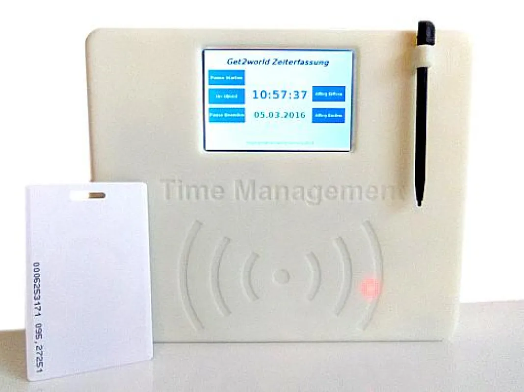 Mitarbeiter Zeiterfassung  von Get2world inklusive mobile Zeiterfassung