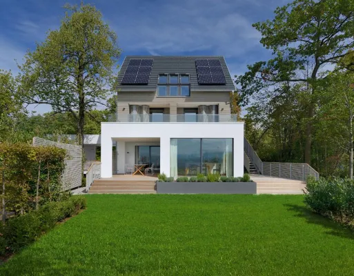 Bild: Das neue Baufritz Musterhaus in Langenargen: Mit Weitsicht geplant – Das 'Haus am See'