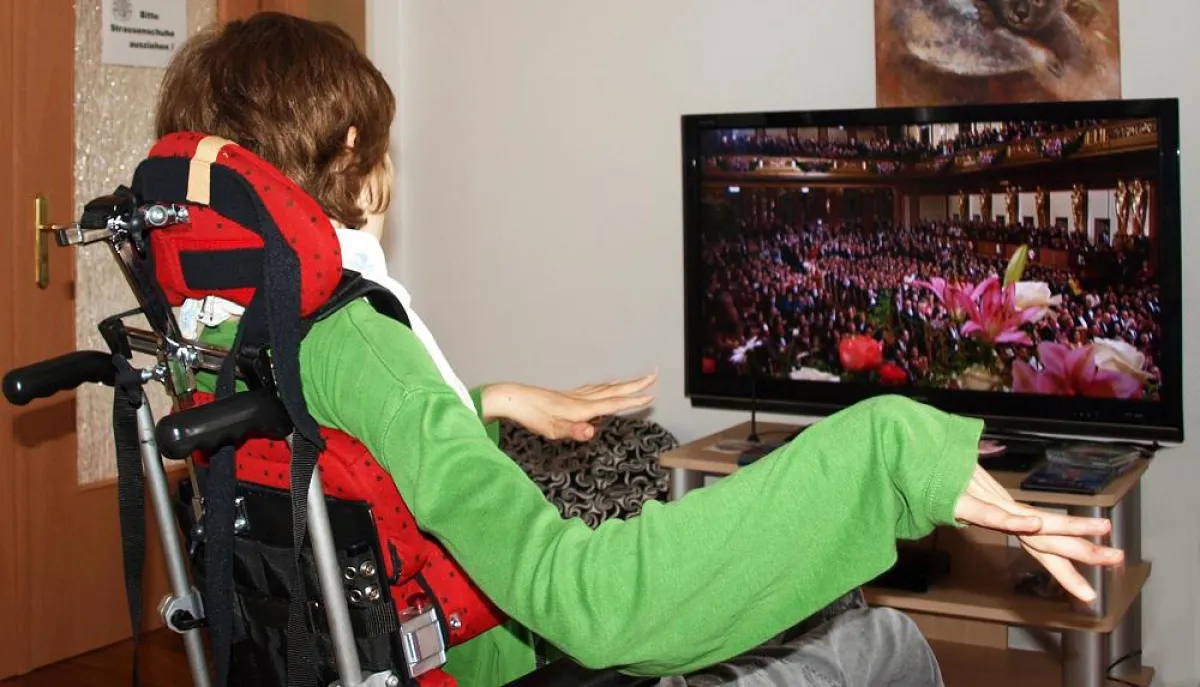 Eifrig dirigiert Vincent beim Neujahrskonzert mit