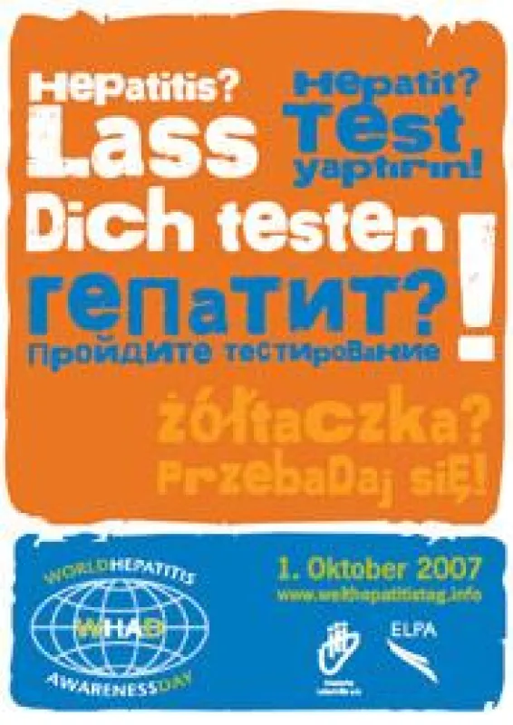 Welthepatitistag 1. Oktober 2007