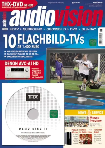 THX Test- und Demo-DVD im Heimkino-Magazin audiovision Bild: THX Test- und Demo-DVD im Heimkino-Magazin audiovision
