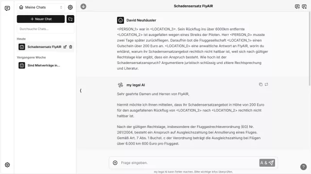 Bild: Markteinführung: my legal AI – Der smarte juristische KI-Chat für deutsches Recht