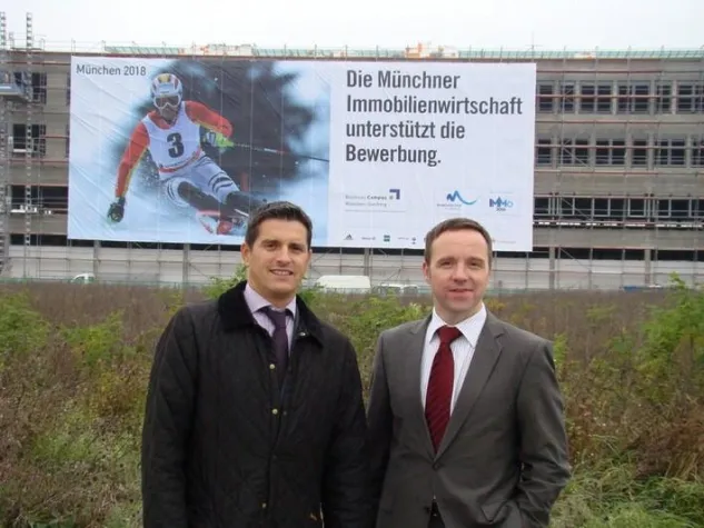 Bild: Auf 570 m² in Richtung Autobahn und „AllianzArena“