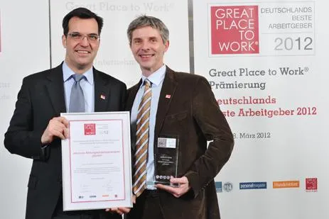 educcare gehört zu Deutschlands besten Arbeitgebern 2012 Bild: educcare gehört zu Deutschlands besten Arbeitgebern 2012
