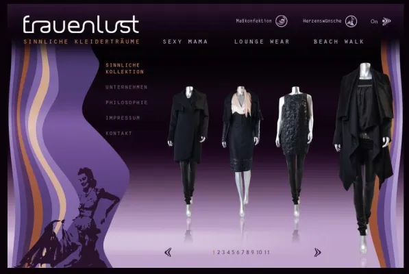 Bild: FRAUENLUST-COUTURE zeigt neuen Online Auftritt der andern Art