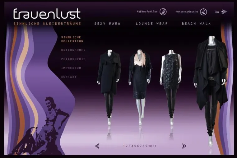 Bild: FRAUENLUST-COUTURE zeigt neuen Online Auftritt der andern Art