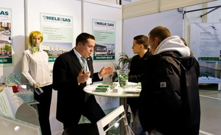 Bild: Thiele Glas auf der KarriereStart in Dresden