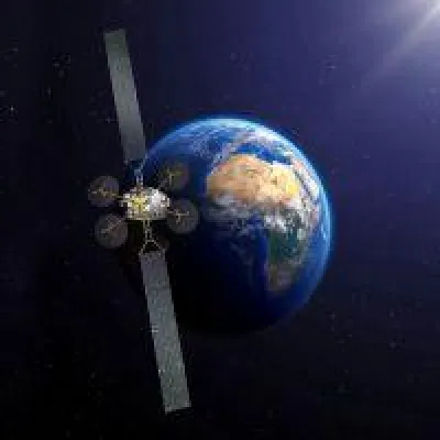 Bild: Eutelsat Satellit KONNECT fertig für Transport zum Startplatz am europäischen Weltraumbahnhof Kourou