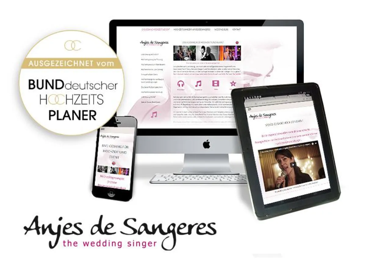 © by Hochzeitssaengerin ANJES DE SANGERES, Hamburg - LIVE Gesang auf Hochzeit & Event