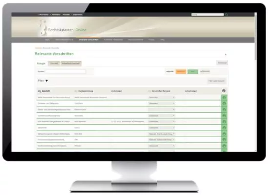 Bild: ISO 50001, 14001 und EMAS: Rechtskataster leichtgemacht!