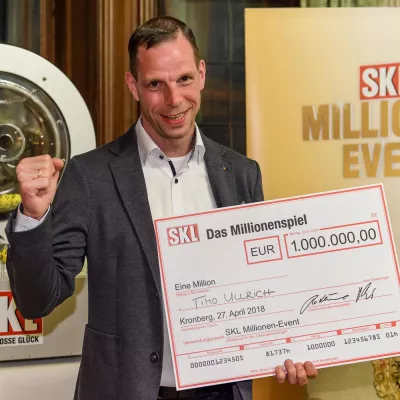 Agentur BRAND.L glänzt mit Spiel-Ideen und attraktivem Rahmenprogramm beim SKL Millionen-Event Bild: Agentur BRAND.L glänzt mit Spiel-Ideen und attraktivem Rahmenprogramm beim SKL Millionen-Event