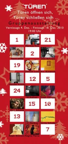 Bild: Weihnachts-Gruppenausstellung "Türen" - Türen öffnen sich, Türen schließen sich ...