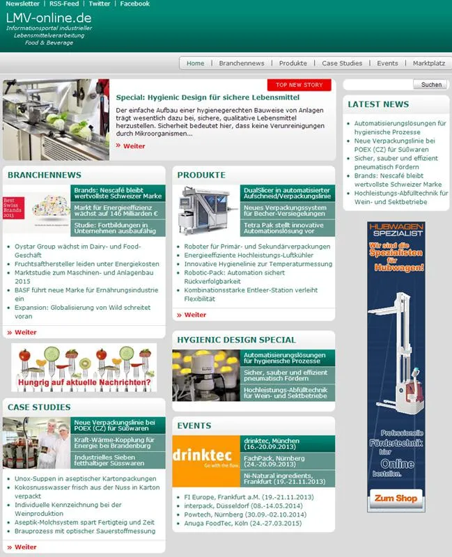 Hygienic Design in der Lebensmittelproduktion sorgt für sichere Lebensmittel