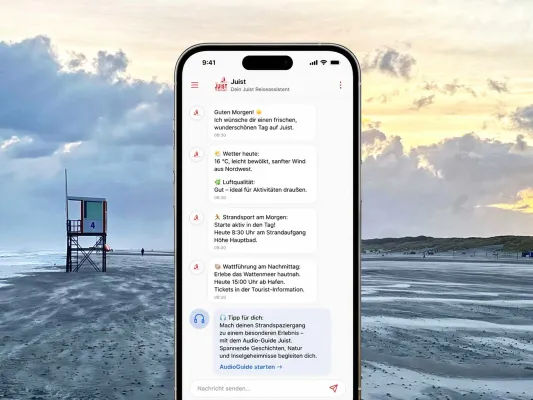 Bild: Juist setzt auf KI-gestützten Gästeservice: jungniemeyer entwickelt digitalen Reiseagenten