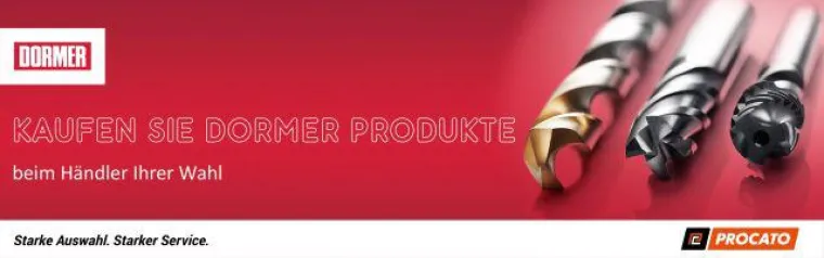 Partnerschaft zwischen Dormer Pramet und PROCATO Bild: Partnerschaft zwischen Dormer Pramet und PROCATO