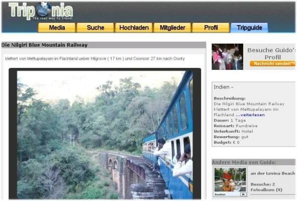 Reisevideoportal Triponia Bild: Reisevideoportal Triponia