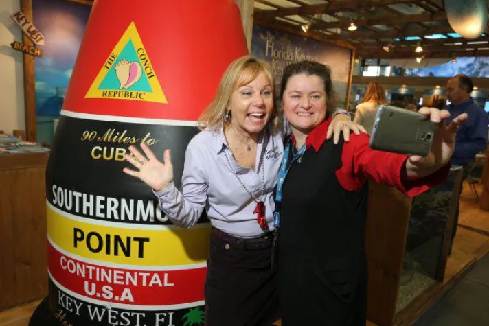 Bild: ITB-Schnappschuss am südlichsten Punkt der USA