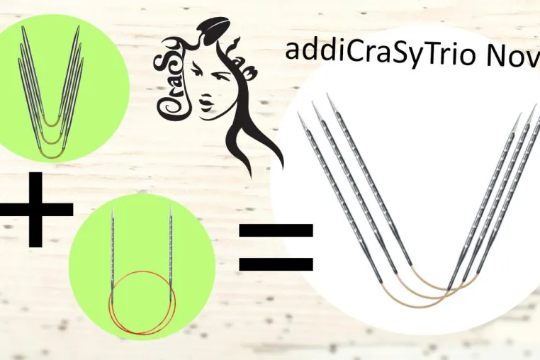 Neue Stricknadel Innovation addiCraSyTrio Novel Bild: Neue Stricknadel Innovation addiCraSyTrio Novel