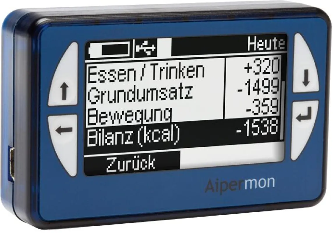 Der mobile Energiebilanz Coach AiperMotion 440 unterstützt beim Abnehmen