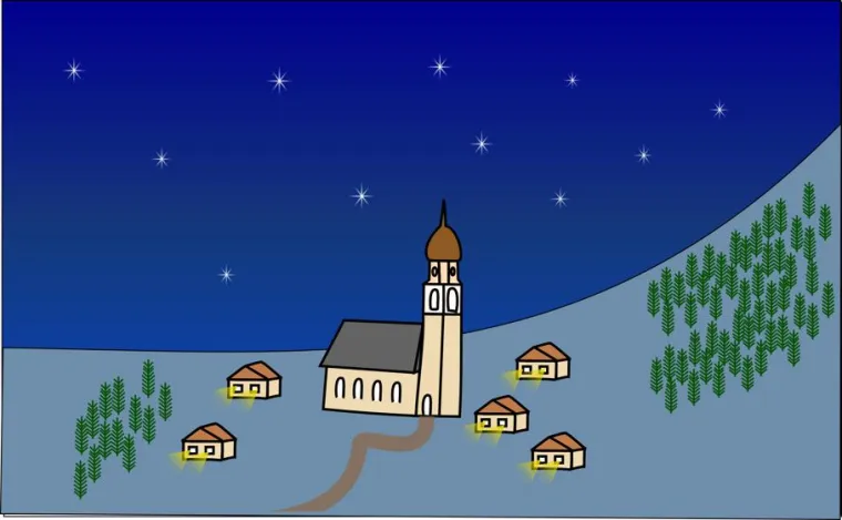 Bild: Krankenpflege in der Weihnachtszeit