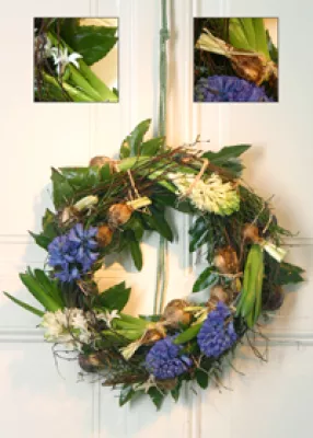 Bild: Der Trend geht zum frischen Ostergrün - Dekorative Osterbäume und Türkränze von Celetime