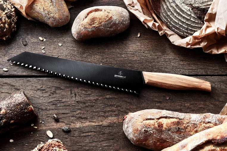 Bild: Perfekt durch jede Kruste: Germancut revolutioniert das Brotmesser mit beidseitigem Wellenschliff und DLC